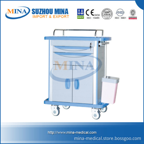 Hospital Furniture Emergency Trolley with CE (MINA-ITT750C1)
